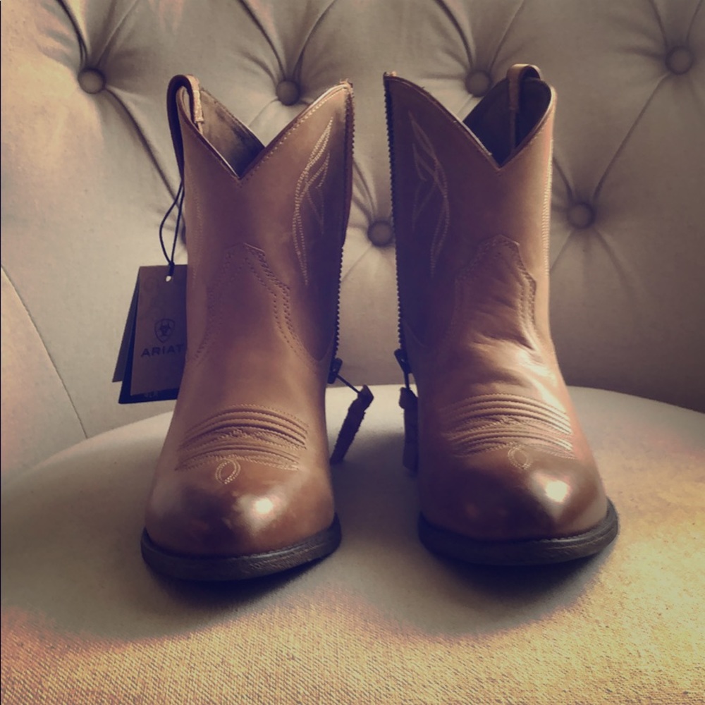 Arita cowboy booties. New with tags and box